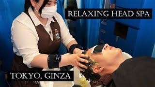 ASMR 가장 편안하고 놀라웠던 도쿄의 헤드 스파  The most comfortable and amazing head spa in Tokyo