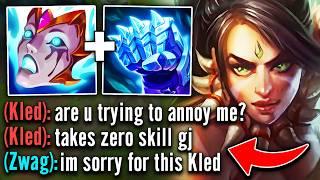 You wont find a more ANNOYING build than this Nidalee video right here... THIS IS EVIL