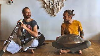 One Hour HANDPAN Drum Didgeridoo Meditation Music Healing YOGA Music Relaxing Hang Drum 432 hz