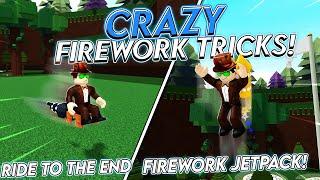 Crazy Fire Work Tricks In Roblox Build A Boat For Treasure