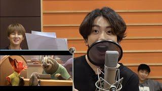 BTS dubbing Zootopia Jimin Jin Jungkook Jhope ENG subs