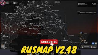 RUSMAP V2.48 FOR EURO TRUCK SIMULATOR 2 1.48