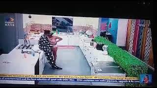 See what cross and angel are doing in the kitchen Bbnaija Season 6 Shine Ya Eye