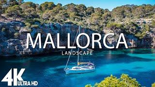 FLYING OVER MALLORCA 4K UHD - Relaxing Music Along With Beautiful Nature Videos - 4K Video HD