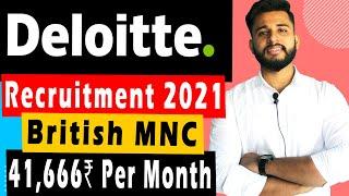  Deloitte Off Campus 2021  Deloitte Recruitment Process 2021