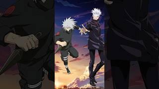 who is stronger ? #kakashi  #gojo #naruto #jujutsukaisen #anime #shorts