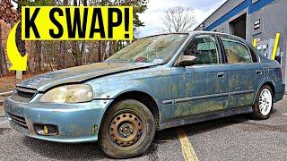 Restoring An Abandoned Civic On A Budget EP. 1