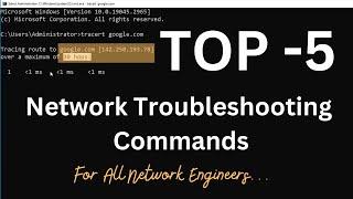 Master Network Troubleshooting with These Top 5 Commands With Live Example  In Hindi