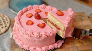 做出了「星露谷物語」裏的粉紅蛋糕！ 醬料女皇開播了：粉紅蛋糕是真實存在的！！海莉的最愛～ Stardew Valley Pink Cake｜元气八眉菌