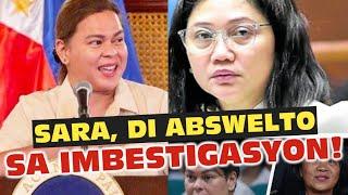 SARA DUTERTE HINDI PARIN ABSWELTO SA IMBESTIGASYON