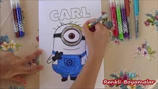 Minions Carl \ Boyama Sayfası