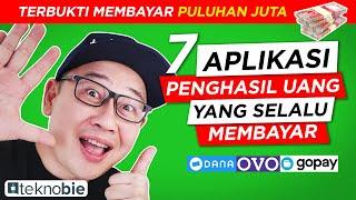 7 Aplikasi Penghasil Uang 2023  Terbukti Membayar