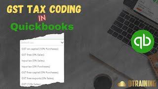 Which GST Tax Codes do I use in Quickbooks?