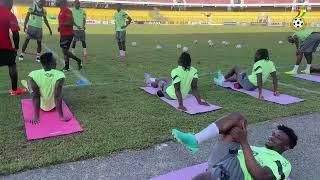 BLACK STARS FINAL TRAINING AT THE ACCRA SPORTS STADIUM