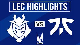 G2 vs FNC Highlights ALL GAMES  LEC Summer 2024 Playoffs  G2 Esports vs Fnatic