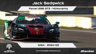 iRacing - 24S3 - Ferrari 296 GT3 - IMSA - Nürburgring - Jak