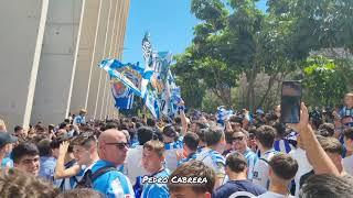 Málaga CF 0-0 SD Huesca. Tremenda previa del recibiendo al Málaga CF a su llegada a la Rosaleda.