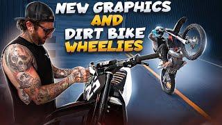 How to put graphics on dirt bike & wheelie it