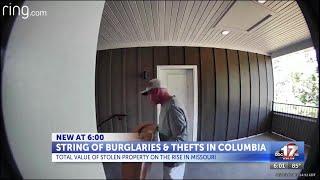 String of Burglaries and Thefts In Columbia