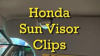 Honda Tips How to Remove Honda Sun Visor Clips