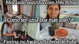 Como ser uma boa mãe solo ️ Morando sozinha com três filhos Rotina de mãe solo