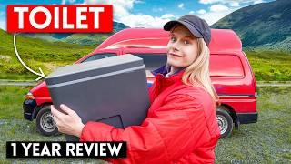 1 Year Review Of The Trelino Campervan Toilet