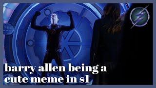 barry allen being a cute meme in season one