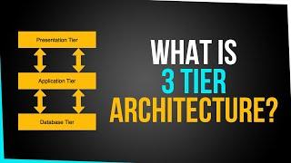 System Design What is 3 tier architecture?