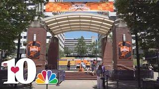 Knoxville has rolled out the orange carpet for its national champions