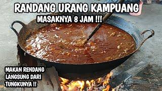 RENDANG MINANG ALA KAMPUNG COOKING RENDANG FOR 8 HOURS NON STOP INDONESIAN MOST DELICIOUS FOOD 