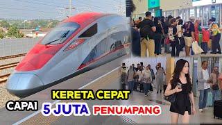 Capai 5 JUTA PENUMPANG KERETA CEPAT Whoosh makin diminati masyarakat   High Speed Train