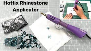 Hotfix Rhinestone Applicator how to use gem tool Rhinestone diy tutorial Crafts DIY Anita Benko