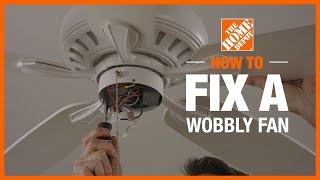 How to Fix a Wobbly Ceiling Fan  Lighting and Ceiling Fans  The Home Depot