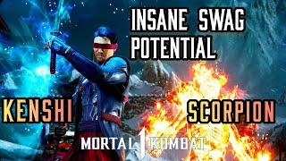 Swaggy Sento CombosSetups Kenshi w Scorpion Kameo  Mortal Kombat 1 High Level Kenshi Gameplay