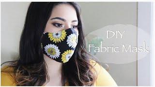 DIY Covid -19 Fabric Mask With Pattern Sewing Tutorial