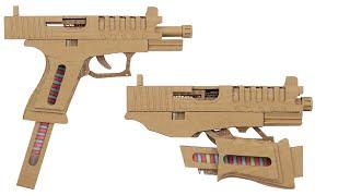 Folding Glock19 Blowback And Automatic Out of Cardboard Box
