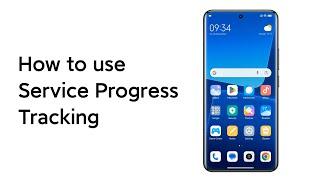 How to use Service Progress Tracking