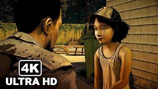 Lee Meets Clementine For the First Time Scene - The Walking Dead Game 4K 60FPS