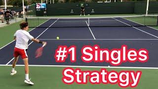 #1 Singles Strategy To Win More Matches Pro Tennis Tactics You Can Copy