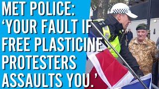 Met Police ‘Your At Fault If Free Palestine Protesters Attack You’