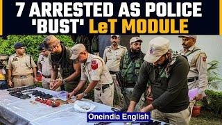 Jammu and Kashmir Lashkar-e-Taiba terror network busted 7 arrested  Oneindia news *News