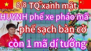 TQ xanh mặt  HUYNH phế xe pháo mã phế sạch bàn cờ 1 mã dí tướng có 1.0.2