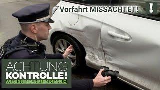 Vorfahrt missachtet  Unfallermittlung in Frankfurt Oder  Achtung Kontrolle