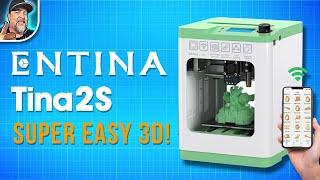 SO EASY Tina2S 3D Printer Review Setup and Test