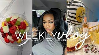 weekly vlog I did a three day fruit cleanse + we hit 20k subscribers+ hair maintenance +more