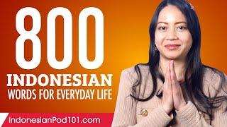 800 Indonesian Words for Everyday Life - Basic Vocabulary #40