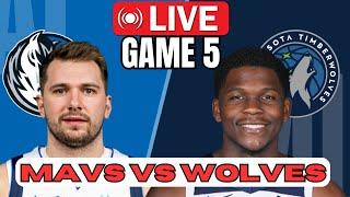 Minnesota Timberwolves vs Dallas Mavericks Game 5  Live Play-By-Play #nbaconferencefinals