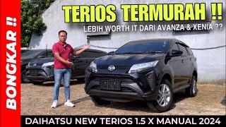 Bongkar  ALL NEW DAIHATSU TERIOS 1.5 X MANUAL 2024  REVIEW EXTERIOR & INTERIOR TERBARU