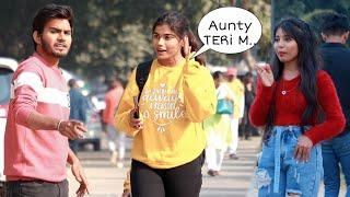 Calling cute girls Aunty prank   Thanks Aunty prank  DR Prank