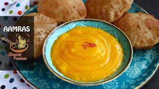 Aamras Recipe  How to make Aamras  Sweet Mango Pulp